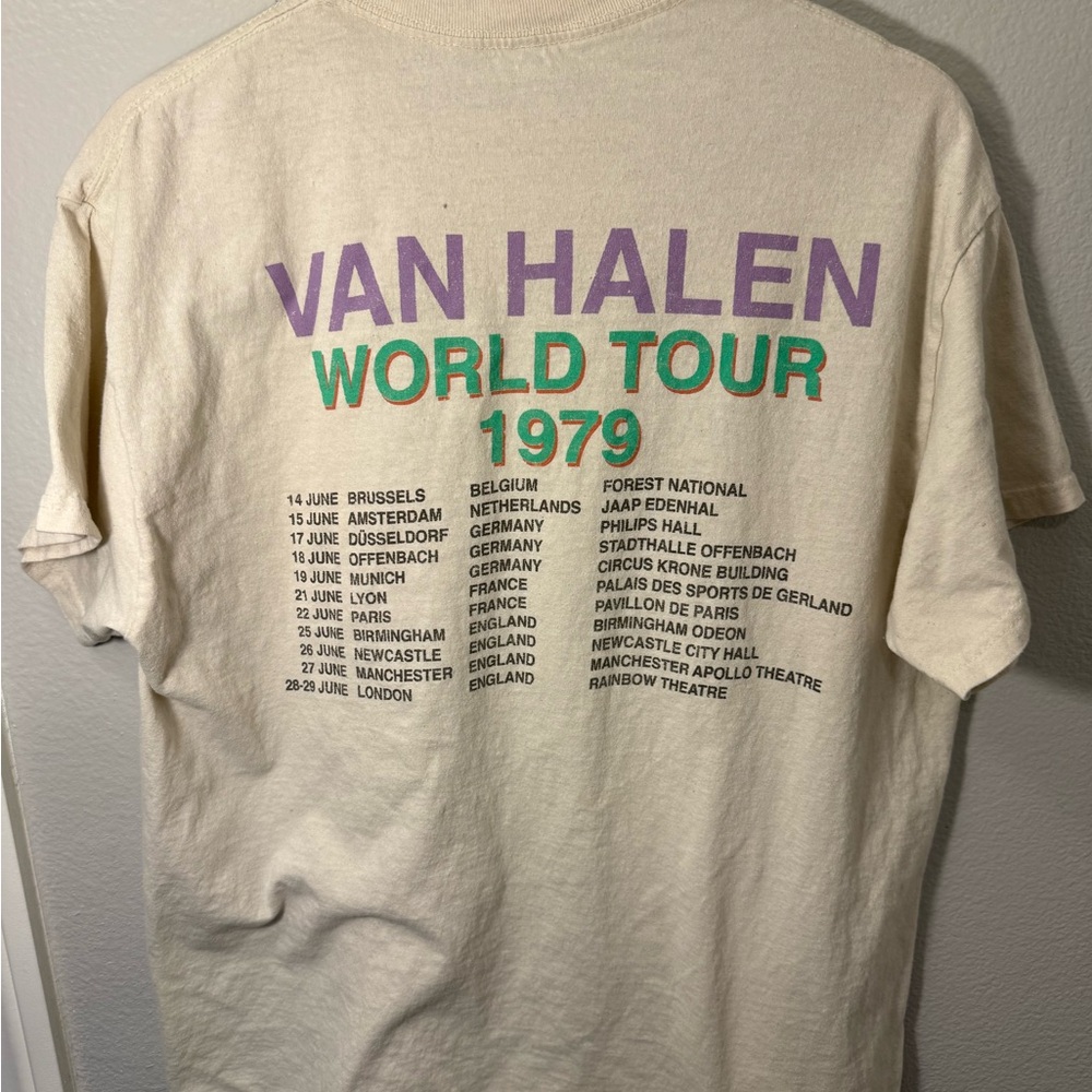 1979 Van Halen Tour Graphic T-Shirt - Picture 3 of 5